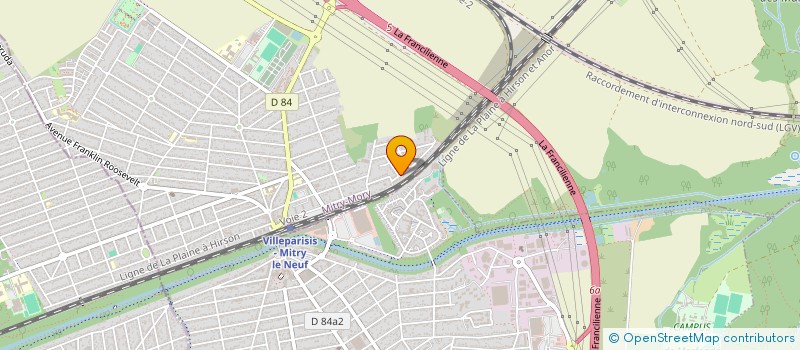 localisation de l'entreprise MONSIEUR BENJAMIN GELARD  MITRY MORY