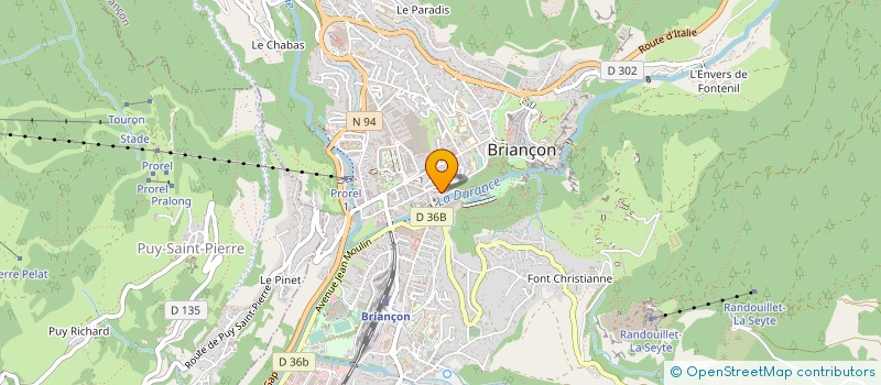 localisation de l'entreprise MONSIEUR BENJAMIN GENDREAU  BRIANCON