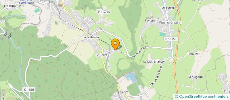 localisation de l'entreprise MONSIEUR BENJAMIN GENEST  PIERRE-CHATEL