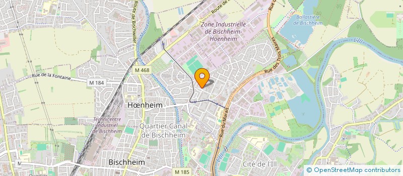 localisation de l'entreprise MONSIEUR BENJAMIN GENNETAY  HNHEIM