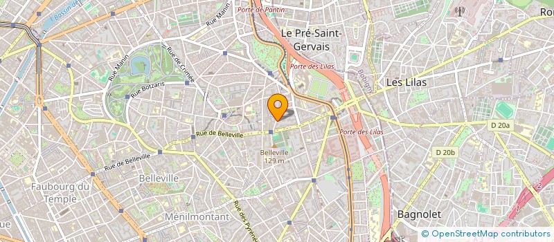 localisation de l'entreprise MONSIEUR BENJAMIN GENY  PARIS