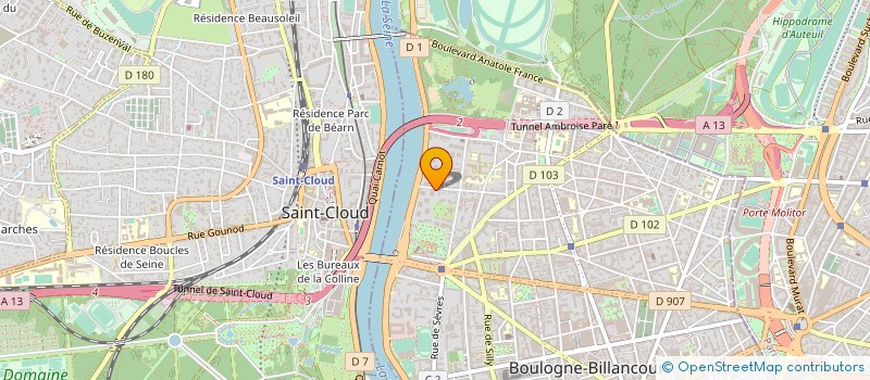 localisation de l'entreprise MONSIEUR BENJAMIN GERARD à BOULOGNE-BILLANCOURT