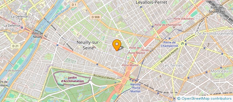 localisation de l'entreprise MONSIEUR BENJAMIN GERARD à NEUILLY-SUR-SEINE
