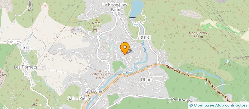 localisation de l'entreprise MONSIEUR BENJAMIN GERODEZ  LE REVEST-LES-EAUX