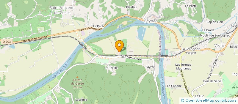 localisation de l'entreprise MONSIEUR BENJAMIN GERODOU  GROLEJAC