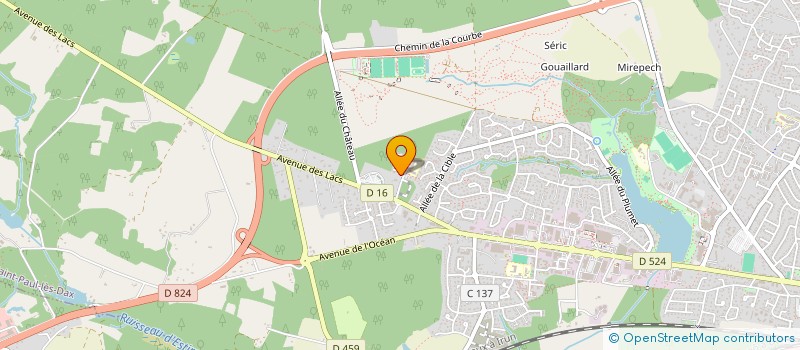 localisation de l'entreprise MONSIEUR BENJAMIN GHESQUIERE  SAINT-PAUL-LES-DAX