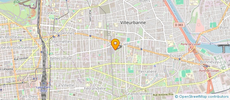 localisation de l'entreprise MONSIEUR BENJAMIN GIBERT à VILLEURBANNE
