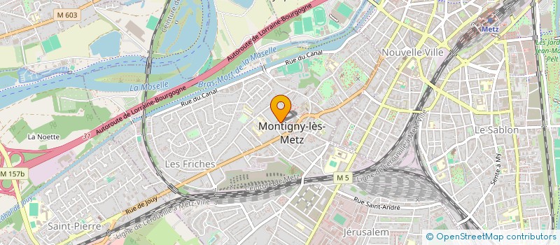 localisation de l'entreprise MONSIEUR BENJAMIN GILAIN  MONTIGNY-LES-METZ