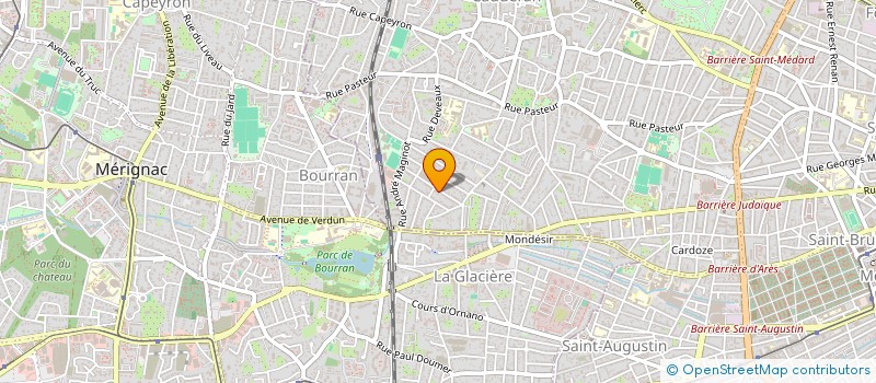 localisation de l'entreprise MONSIEUR BENJAMIN GILBERT MARTIN  BORDEAUX