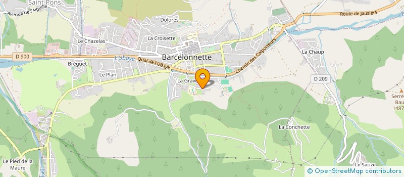 localisation de l'entreprise MONSIEUR BENJAMIN GILLIO à BARCELONNETTE