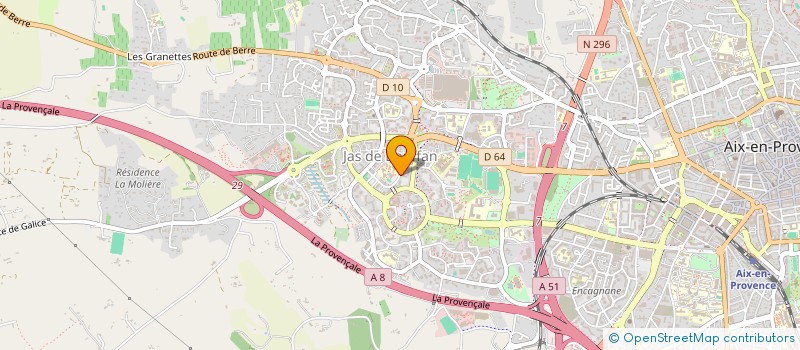 localisation de l'entreprise MONSIEUR BENJAMIN GINOUX  LE THOLONET