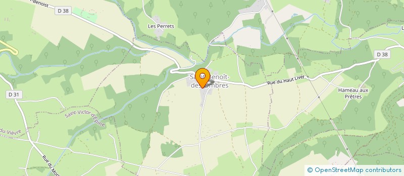 localisation de l'entreprise MONSIEUR BENJAMIN GIRARD  SAINT-BENOIT-DES-OMBRES