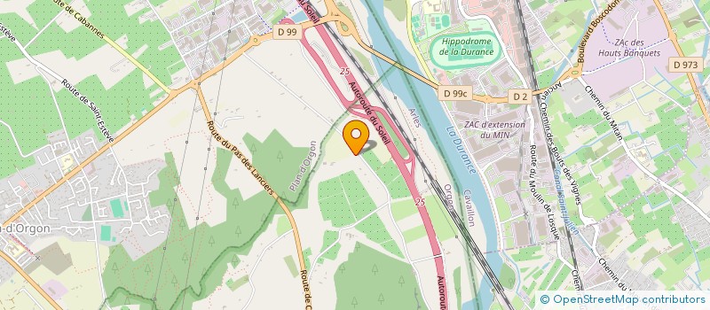 localisation de l'entreprise MONSIEUR BENJAMIN GIRAUD  ORGON