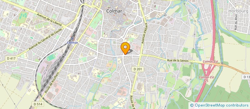 localisation de l'entreprise MONSIEUR BENJAMIN GIRAUD  COLMAR