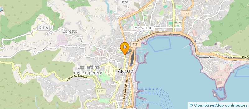 localisation de l'entreprise MONSIEUR BENJAMIN GIRAULT à AJACCIO