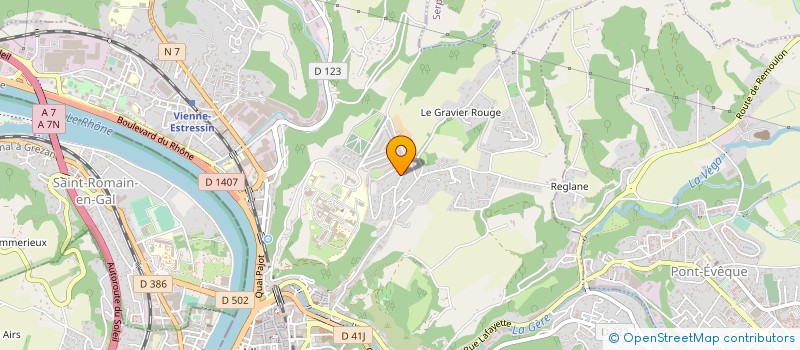 localisation de l'entreprise MONSIEUR BENJAMIN GIROUD à VIENNE