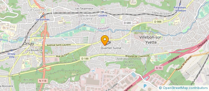 localisation de l'entreprise MONSIEUR BENJAMIN GISSINGER  VILLEBON-SUR-YVETTE