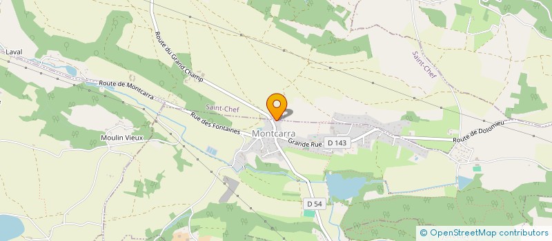 localisation de l'entreprise MONSIEUR BENJAMIN GIUNTINI  SAINT-CHEF