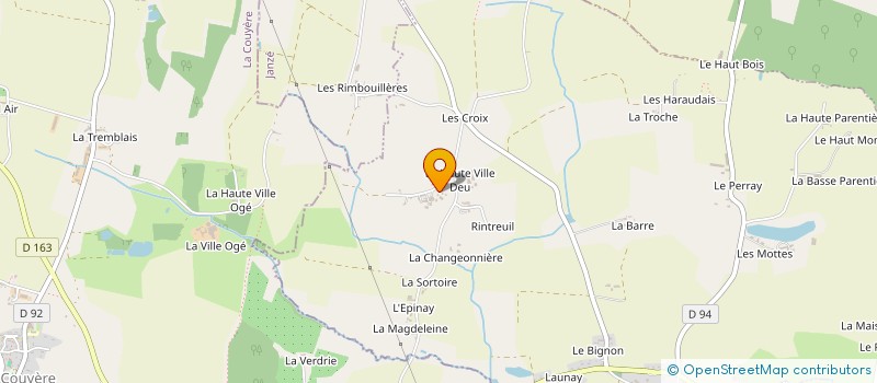 localisation de l'entreprise MONSIEUR BENJAMIN GOBIN  SAINTE-COLOMBE