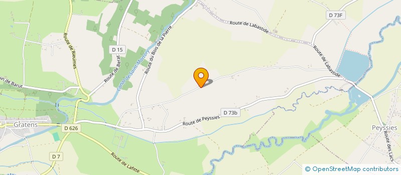 localisation de l'entreprise MONSIEUR BENJAMIN GODARD  GRATENS