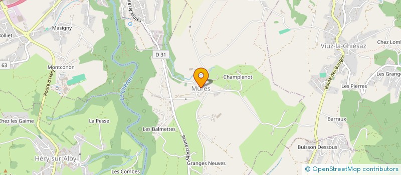 localisation de l'entreprise MONSIEUR BENJAMIN GODDET  MURES