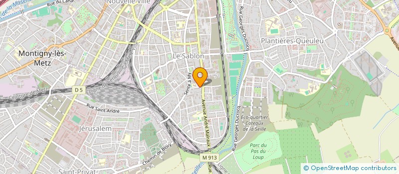 localisation de l'entreprise MONSIEUR BENJAMIN GOETZ  METZ