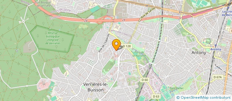 localisation de l'entreprise MONSIEUR BENJAMIN GOMULINSKI à VERRIERES-LE-BUISSON