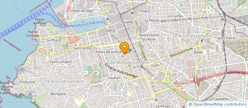 localisation de l'entreprise MONSIEUR BENJAMIN GONAND  MARSEILLE