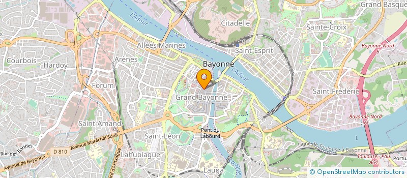 localisation de l'entreprise MONSIEUR BENJAMIN GONCALVES GUEDES  BAYONNE