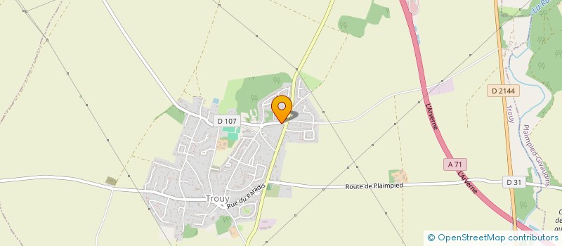 localisation de l'entreprise MONSIEUR BENJAMIN GONDEK  TROUY