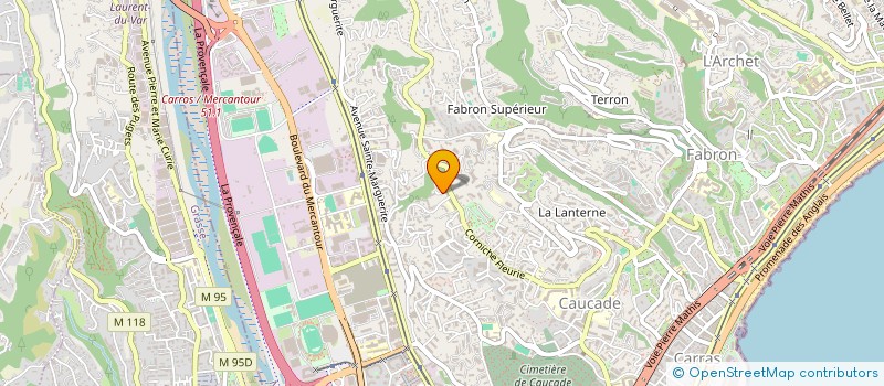 localisation de l'entreprise MONSIEUR BENJAMIN GONDRAN à NICE
