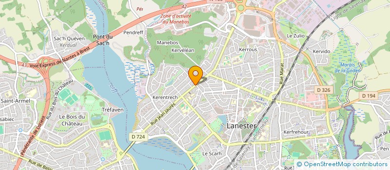 localisation de l'entreprise MONSIEUR BENJAMIN GONTIER  LORIENT