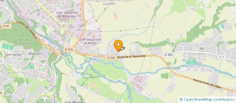 localisation de l'entreprise MONSIEUR BENJAMIN GONZALEZ  ESTRABLIN