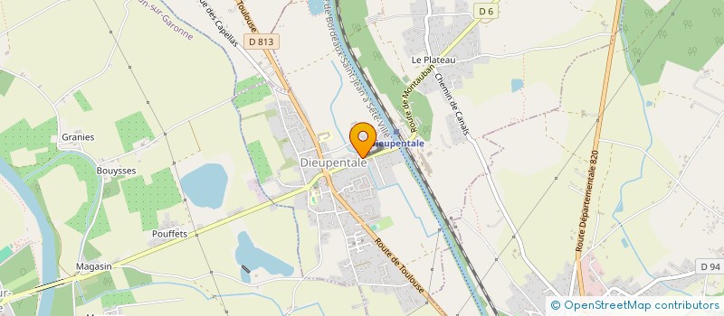 localisation de l'entreprise MONSIEUR BENJAMIN GORKA  DIEUPENTALE