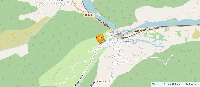 localisation de l'entreprise MONSIEUR BENJAMIN GOUJON à ENTREVAUX
