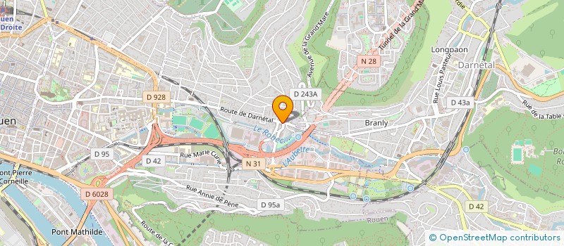 localisation de l'entreprise MONSIEUR BENJAMIN GOUPIL  ROUEN