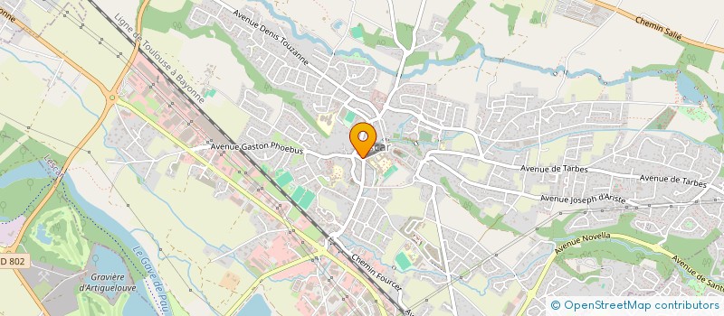 localisation de l'entreprise MONSIEUR BENJAMIN GOURGUES  LESCAR