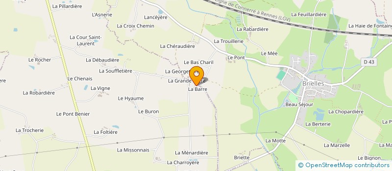 localisation de l'entreprise MONSIEUR BENJAMIN GOUTORBE  SAINT-GERMAIN-DU-PINEL