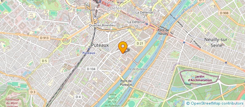 localisation de l'entreprise MONSIEUR BENJAMIN GRAND  PUTEAUX