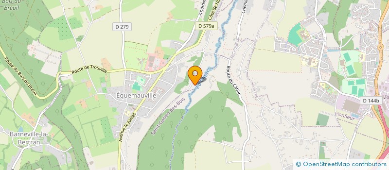 localisation de l'entreprise MONSIEUR BENJAMIN GREGOIRE  EQUEMAUVILLE