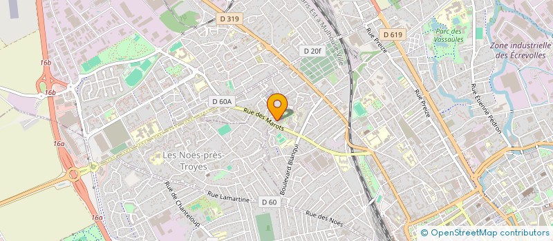 localisation de l'entreprise MONSIEUR BENJAMIN GRELLET à TROYES
