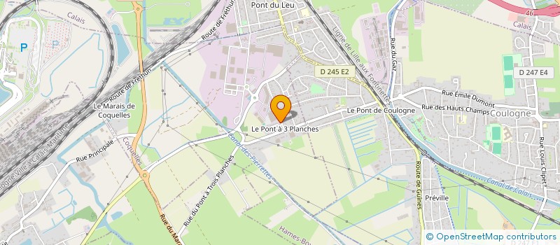 localisation de l'entreprise MONSIEUR BENJAMIN GRESSIER à COQUELLES