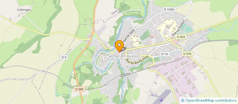 localisation de l'entreprise MONSIEUR BENJAMIN GREUZARD  SEMUR-EN-AUXOIS