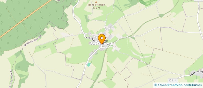 localisation de l'entreprise MONSIEUR BENJAMIN GRICOURT  NUX-LES-AUXI