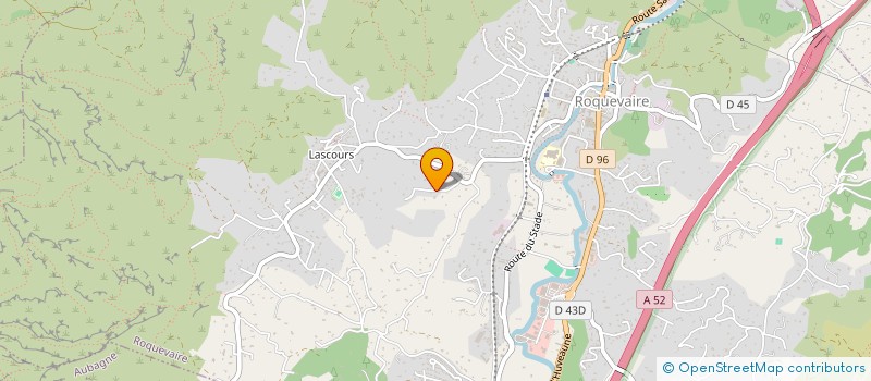 localisation de l'entreprise MONSIEUR BENJAMIN GRIFFIER  ROQUEVAIRE