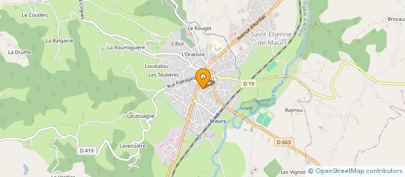 localisation de l'entreprise MONSIEUR BENJAMIN GRIMAL à MAURS
