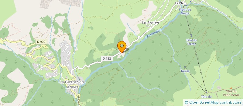 localisation de l'entreprise MONSIEUR BENJAMIN GROS-DAILLON  LA GIETTAZ