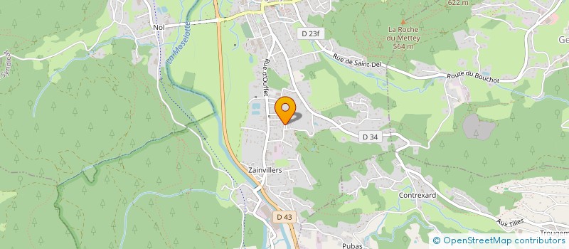 localisation de l'entreprise MONSIEUR BENJAMIN GROSDEMANGE  VAGNEY