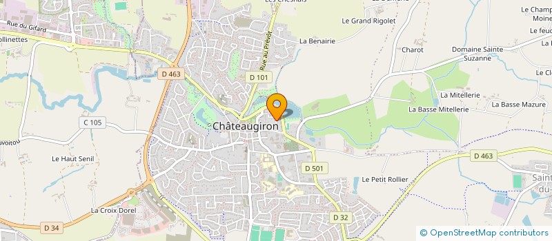 localisation de l'entreprise MONSIEUR BENJAMIN GROSFILLEY à CHATEAUGIRON