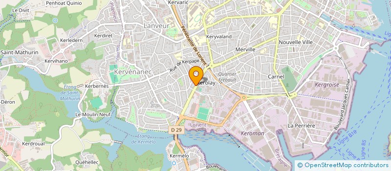 localisation de l'entreprise MONSIEUR BENJAMIN GROSS  LORIENT